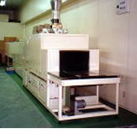 コンベア式遠赤外線乾燥装置