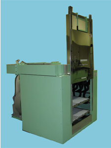 スライドドア上下開閉式風力式低温水切り乾燥機