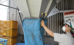 集塵機ハンマリング検査